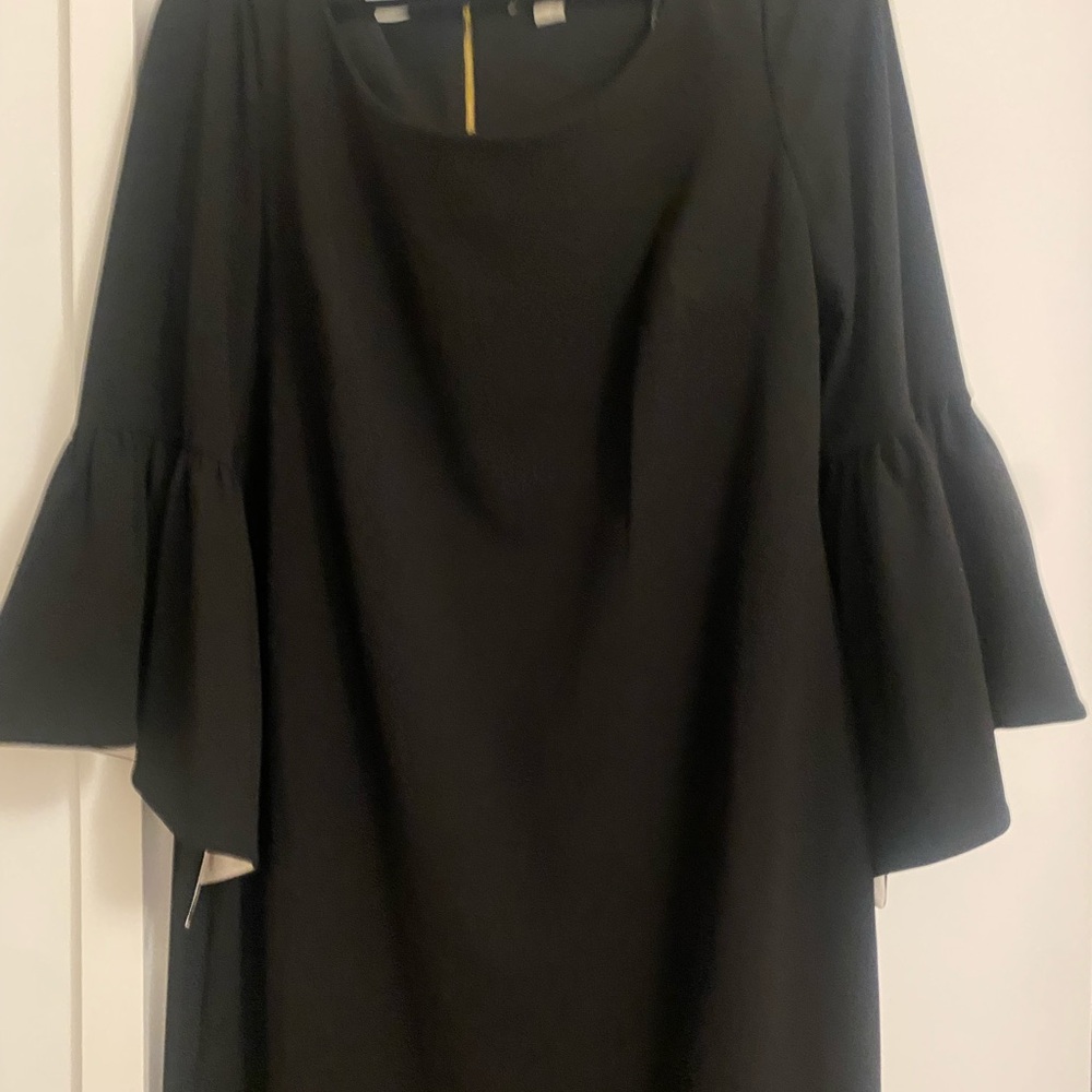 Calvin Klein Black Long Sleeve Dress